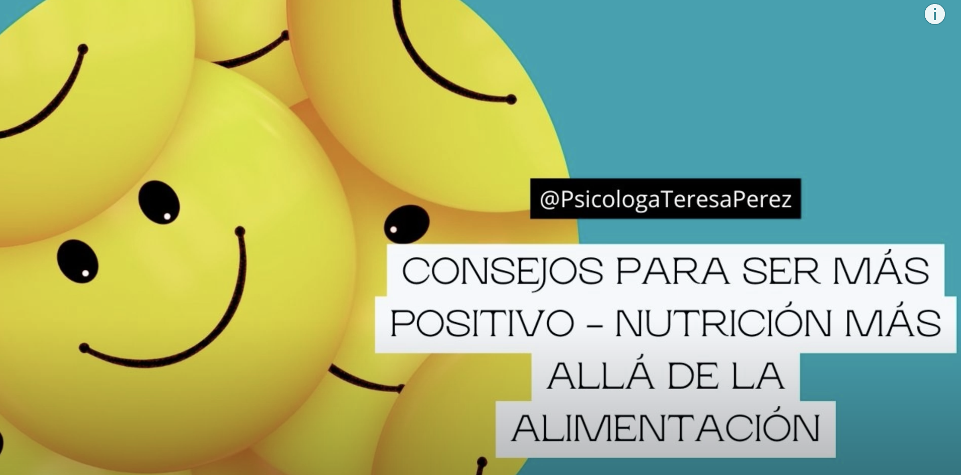 Portada de video consejos para ser más positivo